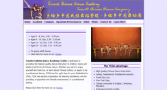 Desktop Screenshot of chinesedance.com