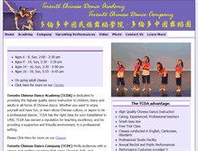 Tablet Screenshot of chinesedance.com